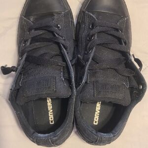 Converse All Star-Dark Black Low-Top Sneakers